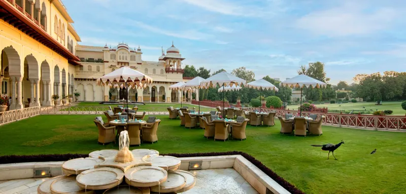 Rambagh Palace, Jaipur, wedding venue view 2