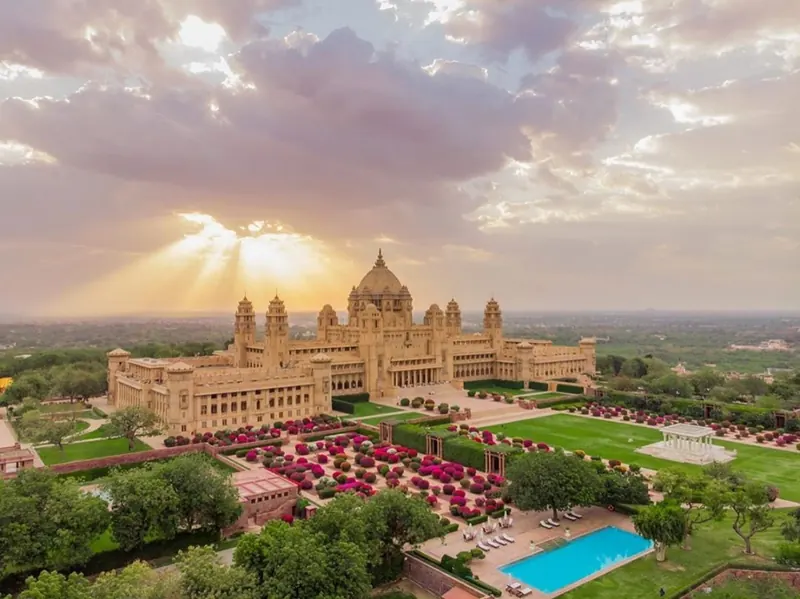 Umaid Bhawan Palace, Rajasthan, wedding venue view 3