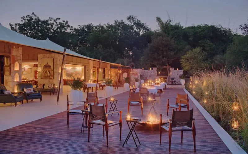 SUJÁN Sher Bagh, Ranthambore, wedding venue view 2